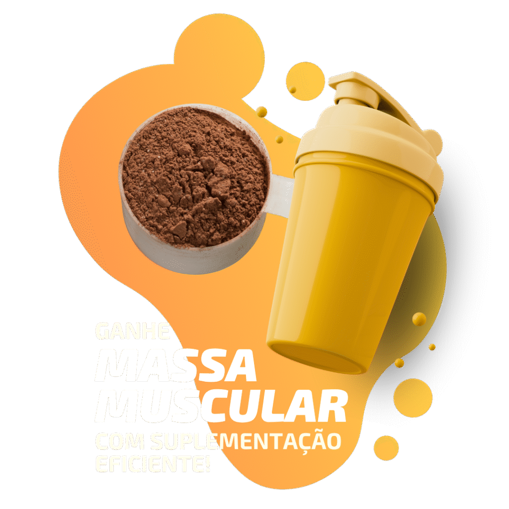 coqueteleira e whay de chocolate suplemento com aprovação médica