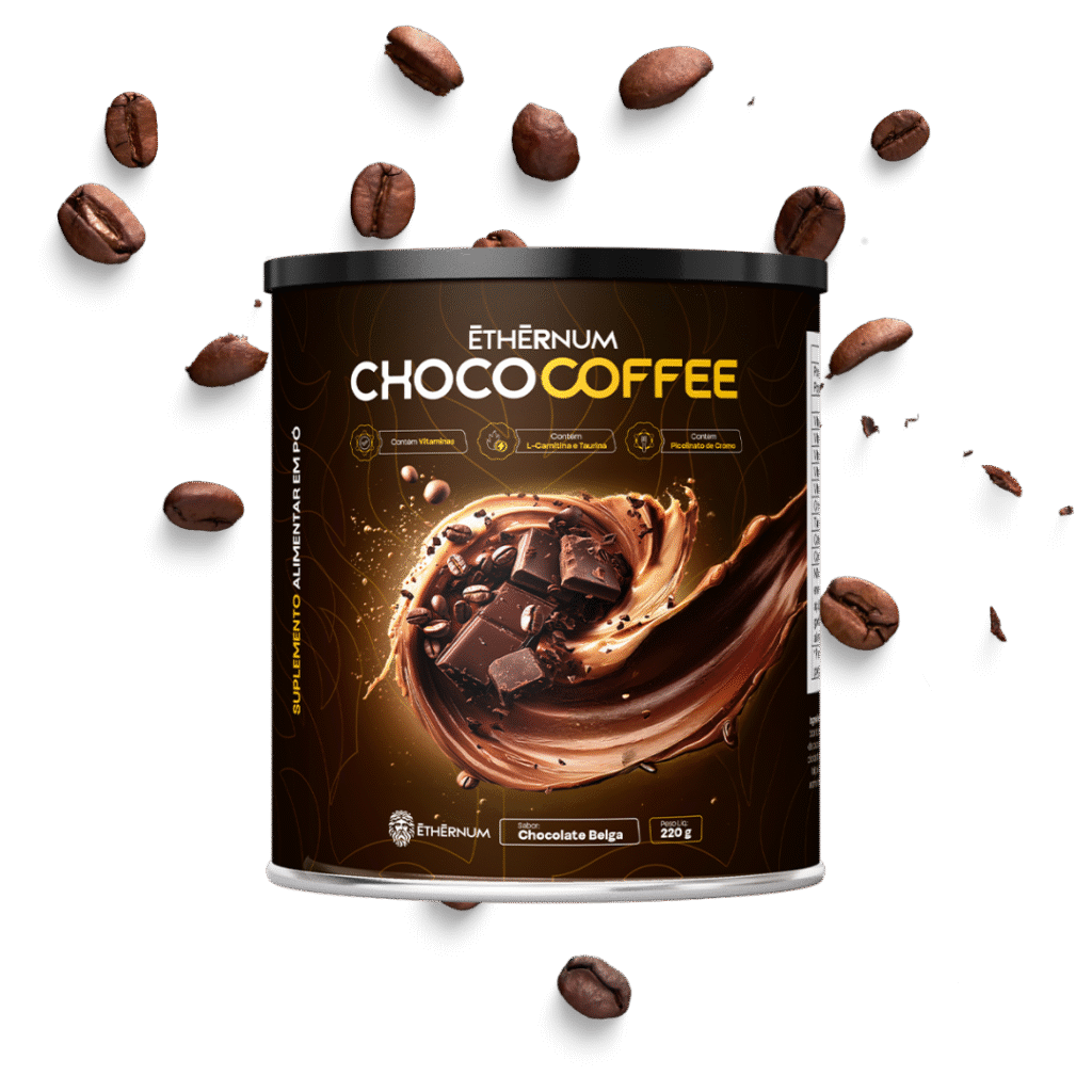 CHOCO COFFE 220 GR – O MELHOR PRÉ TREINO suplemento com aprovação médica