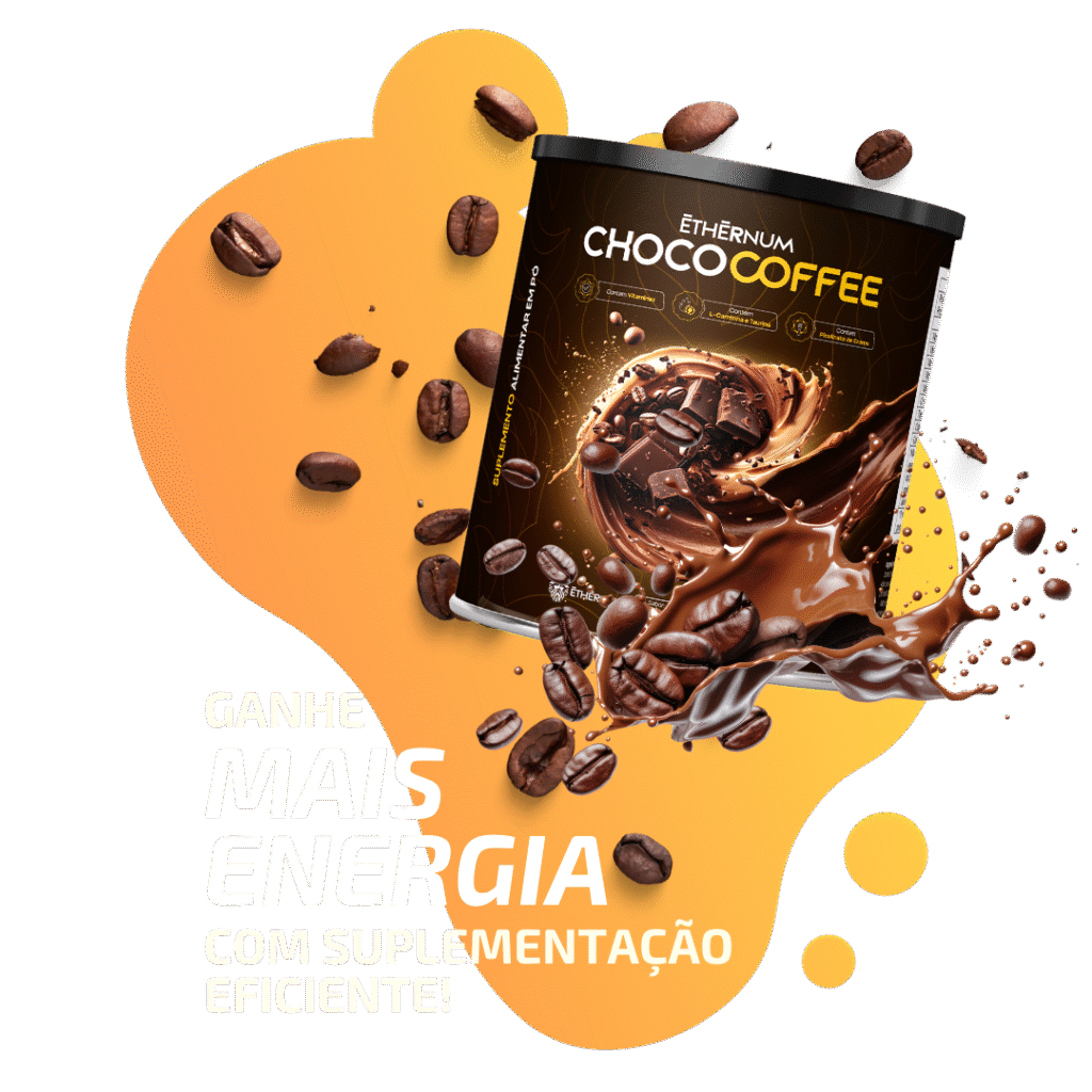 CHOCO COFFE 220 GR – O MELHOR PRÉ TREINO suplemento com aprovação médica