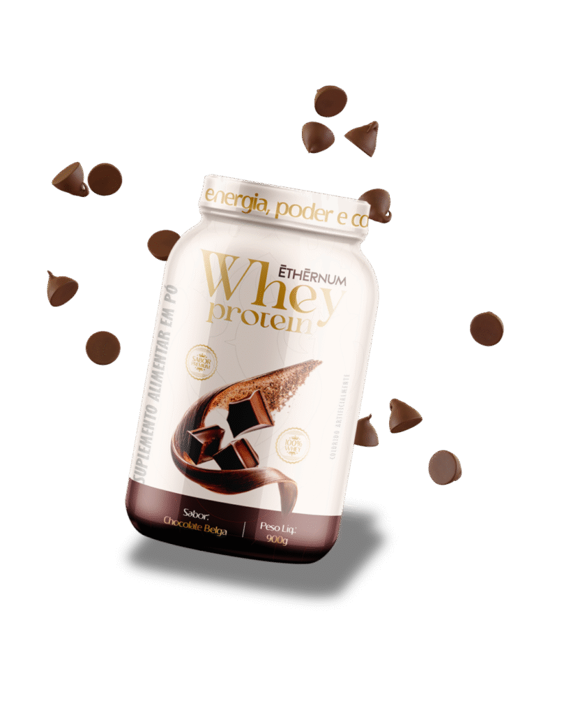 WHEY PROTEIN CONCENTREDO – CHOCOLATE BELGA 900g suplemento com aprovação médica
